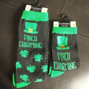 St Patrick's Day socks
